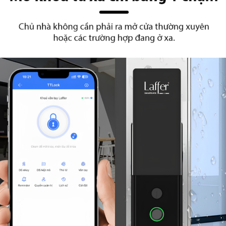 khóa cổng thông minh Laffer A18 Pro 2026