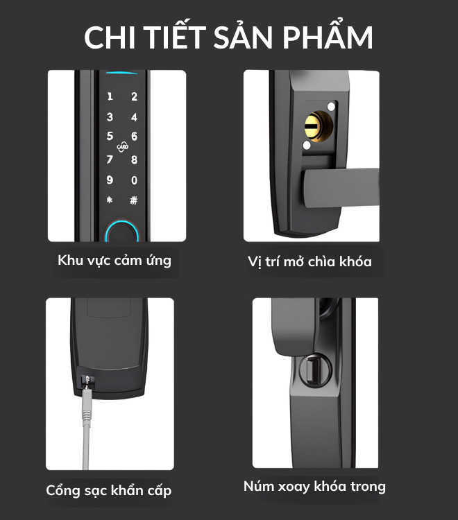 khóa cửa thông minh Laffer R1