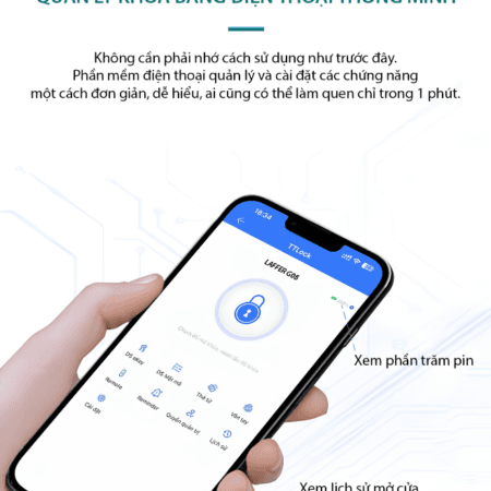 khóa cổng thông minh Laffer G05