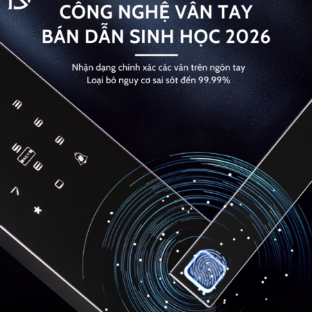 khóa cửa gỗ thông minh Laffer LC03 CNC 2026