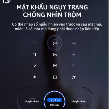 khóa cửa gỗ thông minh Laffer LC03 CNC 2026